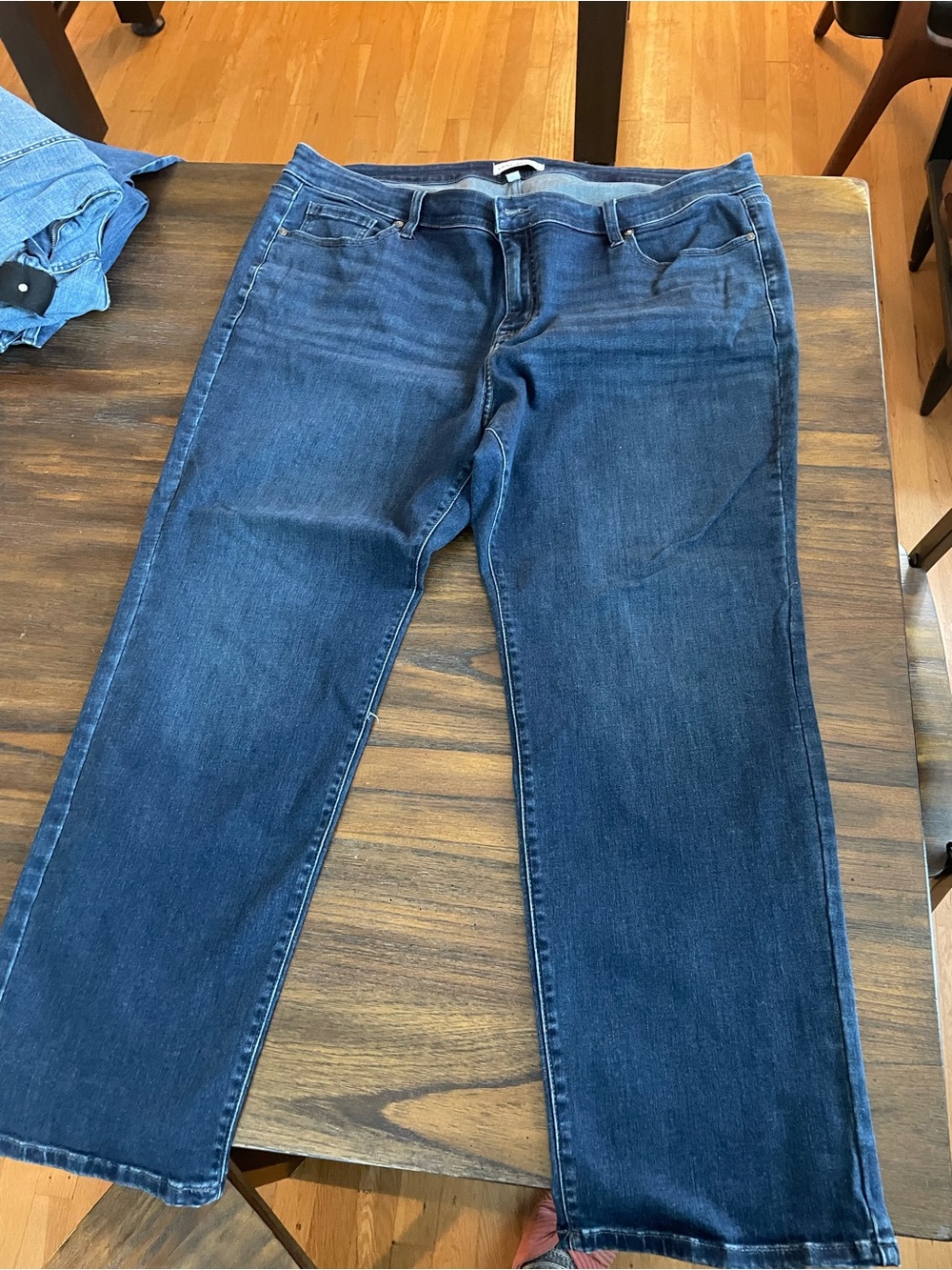 Lane Bryant Deep Indigo Straight Leg Jeans